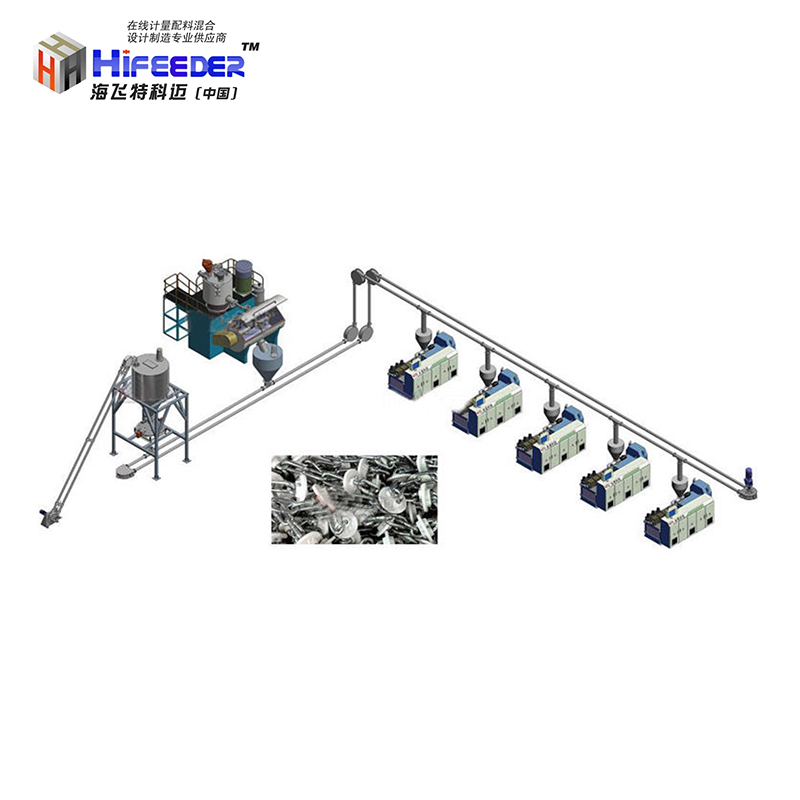 管鏈輸送系統(tǒng) 單螺桿體積式喂料機(jī)